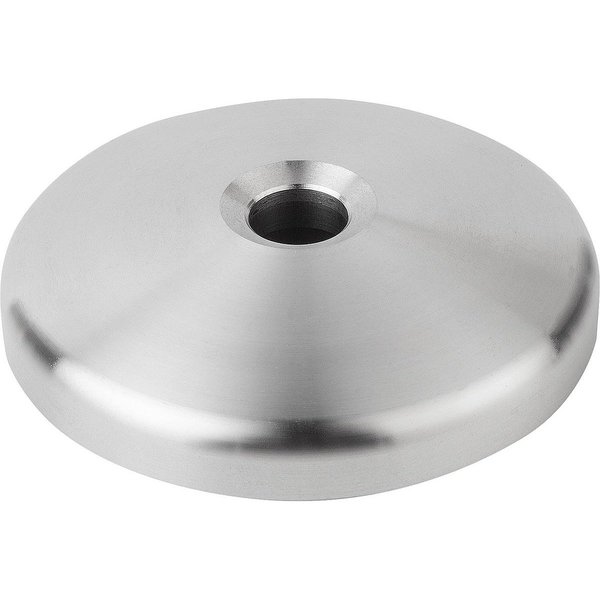 Kipp Plate Anti-Slip Plate, Form:B Stainless Steel, D=60 K0425.20602